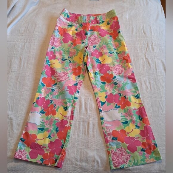 Lilly Pulitzer women's White Label size 0 capri pants - Picture 2 of 5